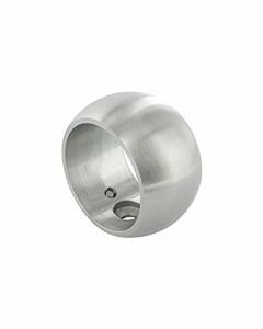 Anneau sphérique inox pour support de main-courante