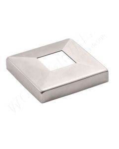 Cache platine  pour tube 40x40 inox 304